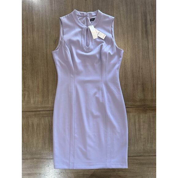 NWT White House Black Market Light Purple Keyhole Sheath Dress Size 8 NEW $160 - Picture 13 of 13